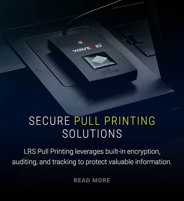 Secure pull printing solution